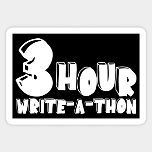 3 Hour Write-a-thon Magnet